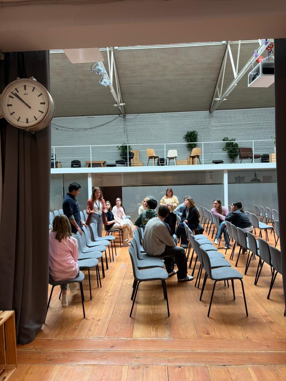 Workshop circle session at the venue